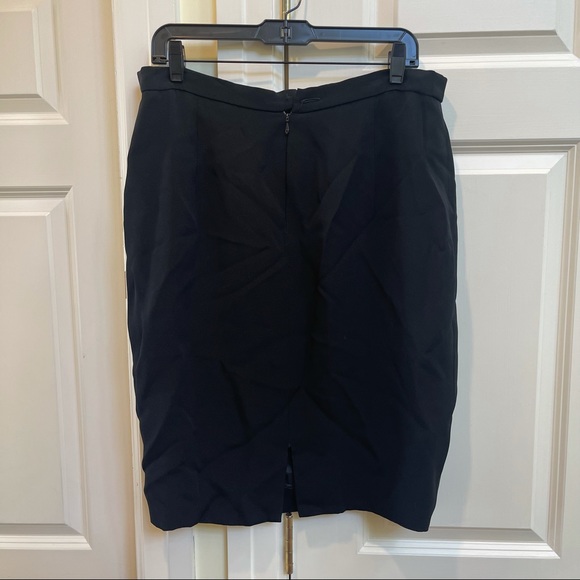 Genny Cro Vintage Black Pencil Skirt - Picture 7 of 8